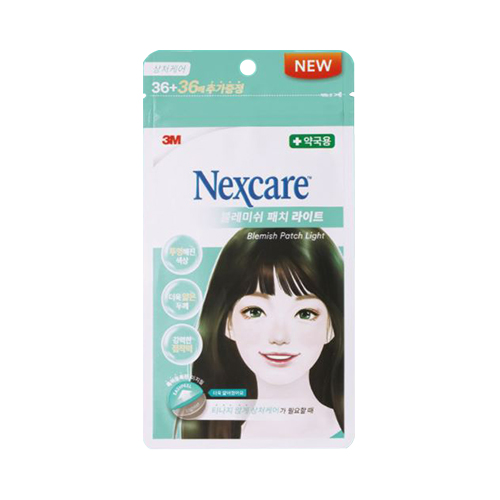 [3M NEXCARE] Blemish Patch Light (2021) - 1pack (72pcs)