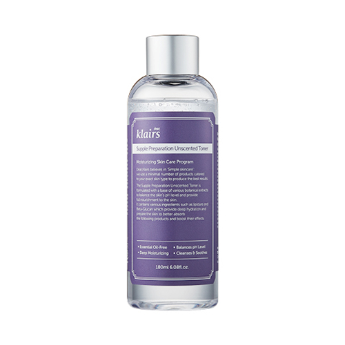 [Klairs] Supple Preparation Unscented Toner - 180ml